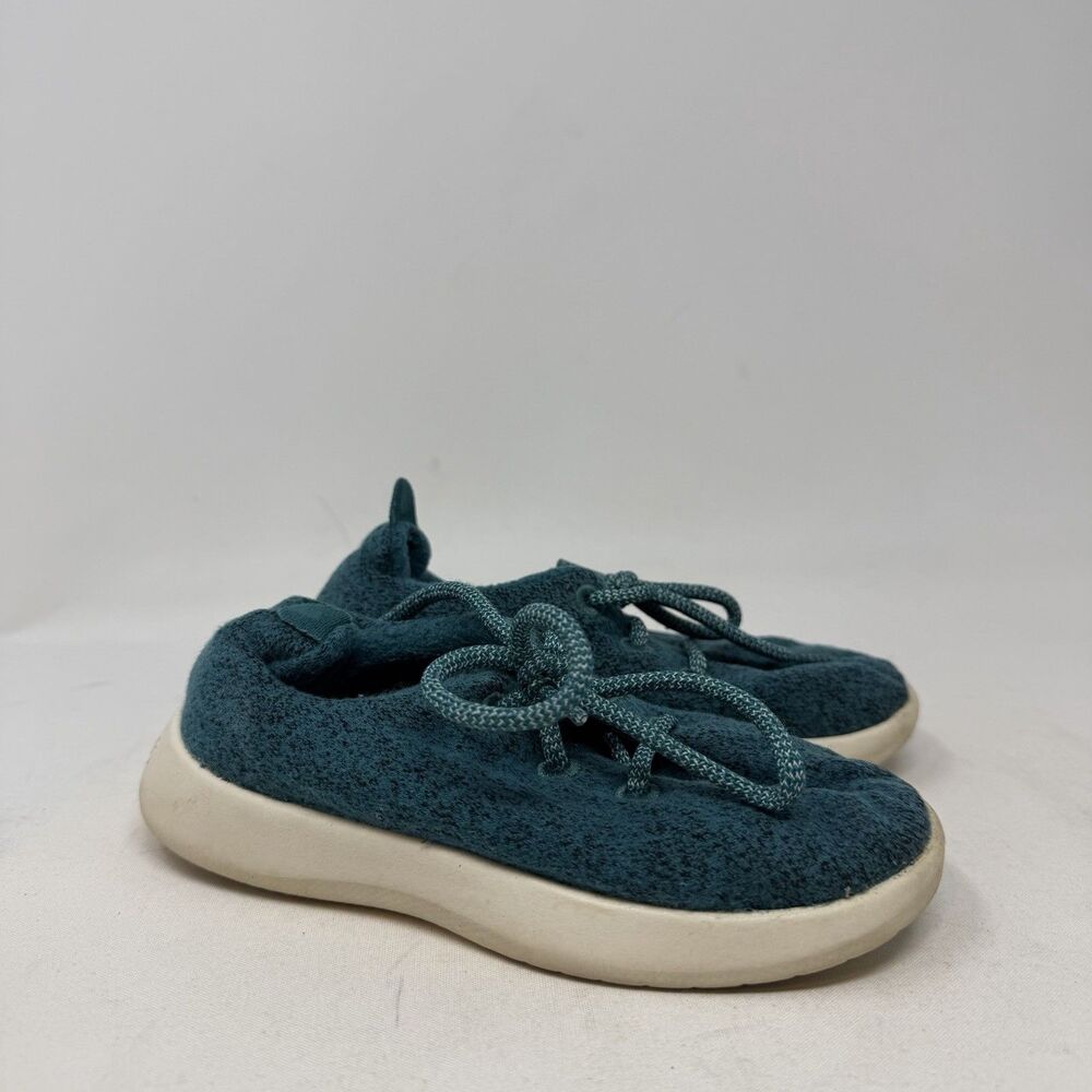 Allbirds Smallbirds Wool Runner Green Kid Shoes T10